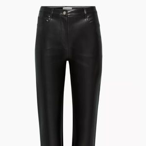 Aritzia Melina Cropped Leather Pants- SZ 16